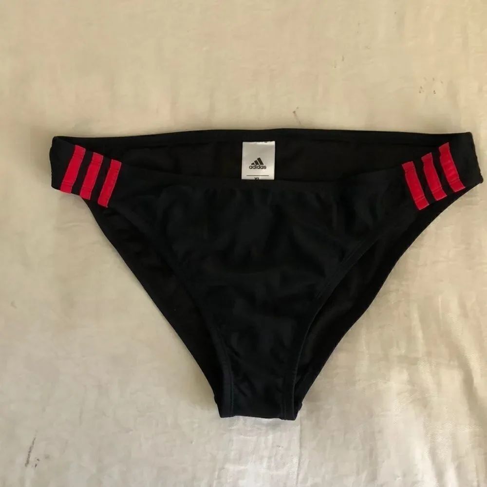 Adidas Side Stripe Hipster bikini bottom s:XL NWT